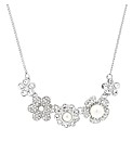 Mood Crystal Pearl Flower Necklace