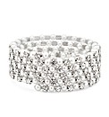 Mood Pearl Crystal Coil Wrap Bracelet