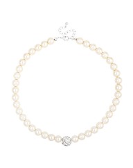 Mood Pearl Necklace with Crystal Ball
