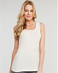 Adore Thermal Silk Blend Rib Vest