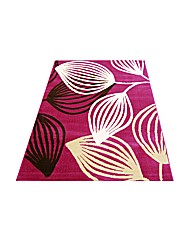 Leaves Pink Rug