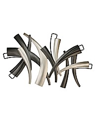 Metal Wall Art 3D Design 1m x 70cm