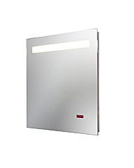 Meilos Bathroom Clock Mirror Light