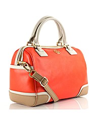 Tory Burch Robinson Contrast Mid Handbag