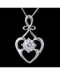 Silver and CZ Pendant