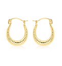 9CT Yellow Gold Mini Creole Earring