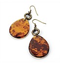 Tortoise Shell Effect Earrings