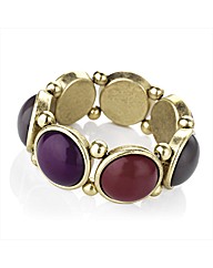 Red, Purple and Gold Coloured Bracelet