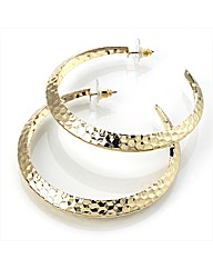 Gold Coloured Hoop Earrings