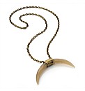 Gold Coloured Tooth Look Necklace