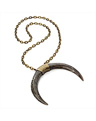 Gold Coloured Moon Necklace