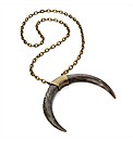 Gold Coloured Moon Necklace