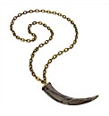 Gold Coloured Tooth Look Necklace