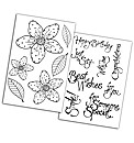 Woodware Clear Magic Pack of 2 Stamp Set