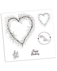 Stamps by Chloe Set of 5 Clear Stamps -