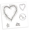 Stamps by Chloe Set of 5 Clear Stamps -