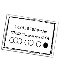 Claritystamps Numbers and Symbols Kit -