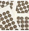 Hot Fix Bronze Circles with Stars Custom