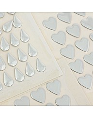 Hot Fix Tear Drops and Hearts Customisat
