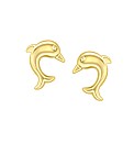 9ct Gold Baby Dolphin Stud Earring