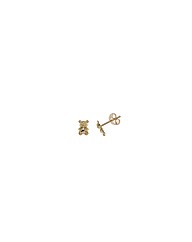 9ct Gold Teddy Bear Stud Earring