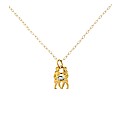 GPS and Diamond Gemini Horoscope Pendant
