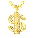 Gold  Plated Dollar Pendant & chain