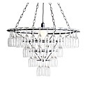 Black 4 Tier Champagne Glass Chandelier