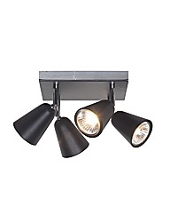Thimble Black 4 Light Spotlight