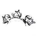Paperself Pair Deer and Butterfly Lashes