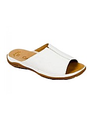 Gabor Idol Leather Wide Fit Casual Mules