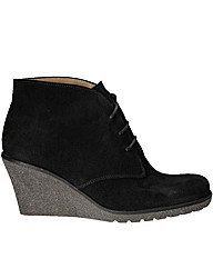 Gabor Elen Suede Wedge Ankle Boots