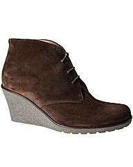Gabor Elen Suede Wedge Ankle Boots