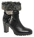 Caprice Carrie Womens Fur Trimmed Ankle