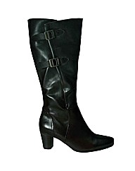 Gabor Spook Womens Black Leather Long Ad