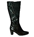 Gabor Spook Womens Black Leather Long Ad