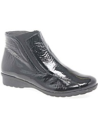Eneka Vain Womens Patent Zip Fastening A
