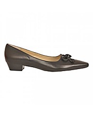 Peter Kaiser Lizzy Black Leather Low Hee