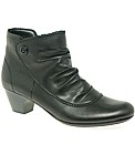Rieker Vintage Button Trim Ankle Boots