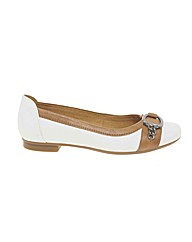 Gabor Virginia Leather Ballerina Pumps