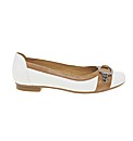 Gabor Virginia Leather Ballerina Pumps
