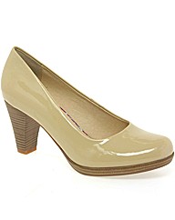 Rieker Geli Womens Patent Dress Court Sh