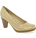 Rieker Geli Womens Patent Dress Court Sh