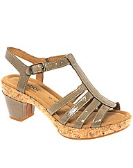 Gabor Impression Strappy T Bar Ladies Sa