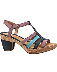 Gabor Impression Strappy T Bar Ladies Sa