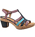 Gabor Impression Strappy T Bar Ladies Sa
