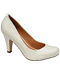 Ravel Karson Off White Patent court shoe