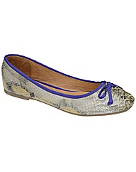 Ravel Liza   Natural Snake/purple pump