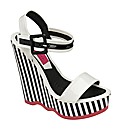 Dolcis Stripey Wedge Sandal