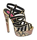 Dolcis Strappy Snake Platform